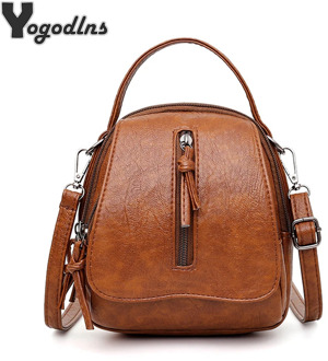 Casual Women Shoulder Bag Vintage Crossbody Bags High Quality Female Bag PU Leather Handbag Capacity Messenger Bags Tote Bag