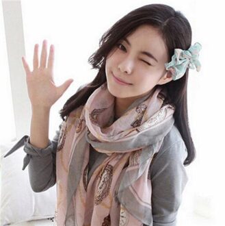 Casual Zachte 170*80 cm Vrouwen Gedrukt Voile Sjaal Strand Lange Sjaal Wrap Grote Sjaal Sjaals Vrouwen Accessoires vrouwelijke