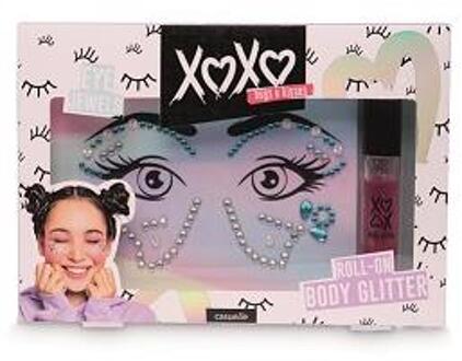 Casuelle XOXO Giftset met gemstones + bodyglitter