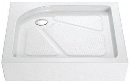 Casus Douchebak - 80x80x15cm - vierkant - wit P18