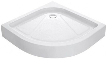 Casus Douchebak - 90x90x15cm - kwartrond - wit P29 Wit glans