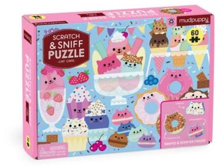 Cat Cafe 60 Piece Scratch & Sniff Puzzle -  Mudpuppy (ISBN: 9780735378698)