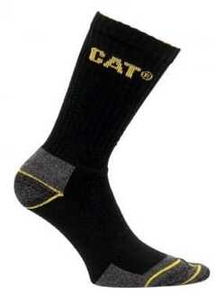 Cat CREW 3-PACK Heren Boot Sokken Zwart