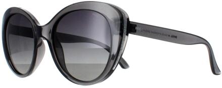 Cat Eye Dames Transparant Grijs Gepolariseerd B2041