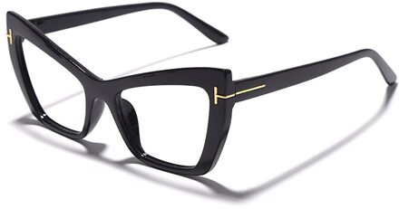 Cat Eye Monturen Vintage Brillen Transparante Computer Bril Brand Vrouw Luipaard Bril Clear Lens Bril 1