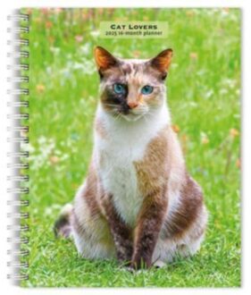 Cat Lovers 2025 6 X 7.75 Inch Spiral-Bound Wire-O Weekly Engagement Planner Calendar New Full-Color - Browntrout