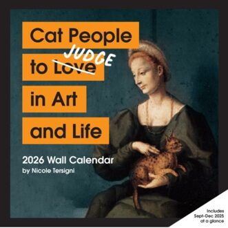 Cat People To Judge In Art And Life 2026 Wall Calendar - Nicole Tersigni