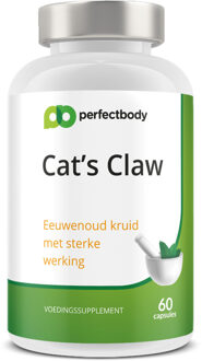 Cat's Claw (kattenklauw) - 60 Capsules - PerfectBody.nl
