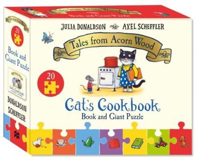 Cat's Cookbook Book And Giant Puzzle Gift Set - Julia Donaldson