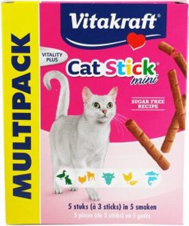 Cat-Stick Mini Kattensnack - Multipack Mix - 5 x 3 Stuks
