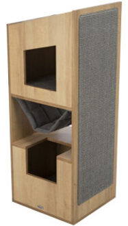 Cat Tower CityStyle krabpaal bruin/grijs 1 stuk