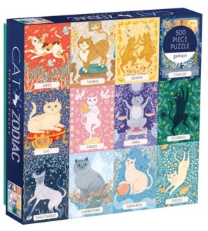 Cat Zodiac 500 Piece Puzzle