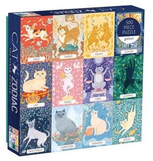 Cat Zodiac 500 Piece Puzzle