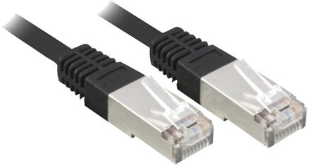 Cat5e FTP 0.25m netwerkkabel 0,25 m Zwart