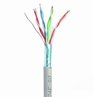 CAT5e FTP LAN-kabel (premium CCA), stug, 100 m - Quality4All