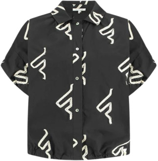 Catalina blouses zwart Nukus , Multicolor , Dames - L,M