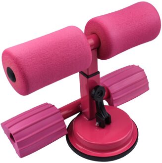 Catazer Sit-Up Fitness Aids Abdominale Oefening Trainer Workout Assistent Draagbare Home Gym Machine Voor Body Building Afvallen roze