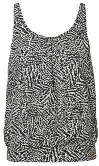 Cate Patterned Tankini Top * Actie * Zwart - 36,38,40
