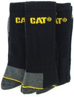 Caterpillar Bemanningswerksok - 3-pakket / herensokken (Zwart)