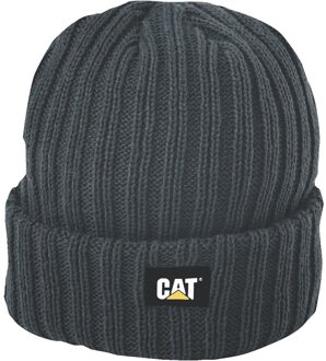 Caterpillar C443 Rib Watch Muts (Navy) Zwart