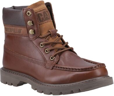 Caterpillar CAT Lifestyle Colorado Moc Toe Leren Herenschoenen Nuthatch Enkelboots Bruin - EU 42 / UK 8