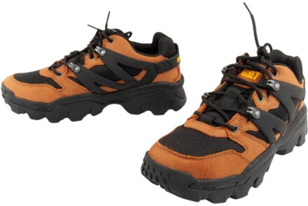 Caterpillar Dames reactor leren enkellaarsjes Bruin - 38,5