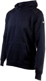 Caterpillar Essentials Polyester Heren Blauw Hoodie Sweatshirt - maat Navy