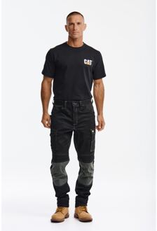 Caterpillar Essentiële Kniezak Rek Holster Polyester Heren Zwarte Buitenspijkerbroek - 30 (Taille)