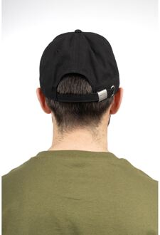 Caterpillar Handelsmerk Katoenen Unisex Volwassen Zwarte Baseballpetten - One Size