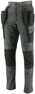 Caterpillar Heren Essentials Stretch Werkbroek (Donkere schaduw/zwart) Zwart/Donkergrijs