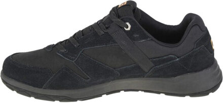 Caterpillar Heren quest grain leren trainers Zwart - 40,5