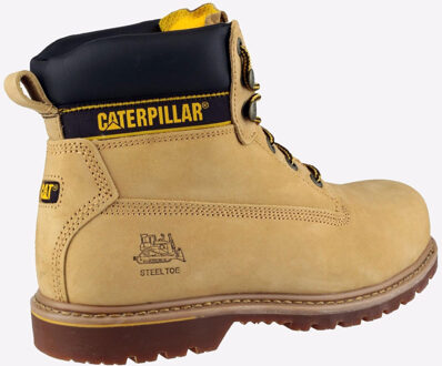 Caterpillar Holton S3 Veiligheidslaars Leer Heren Bruin - EU 51.5 / UK 15