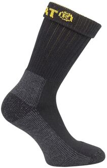 Caterpillar Industrie Katoenen Zwarte Werk Sokken voor Mannen