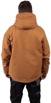 Caterpillar Kaptrui Sherpa Voering Heren Bronzen Fleece Jas - maat XL Brons