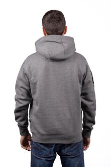 Caterpillar Merkbanner Katoenen Grijze Hoodie voor Mannen Donkergrijs