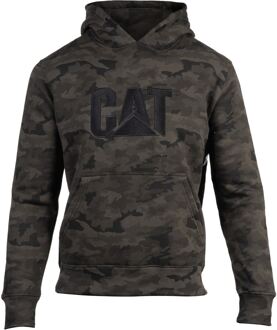 Caterpillar Merkenkatoen Groene Heren Hoodie Donkergroen - 3XL