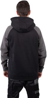 Caterpillar Raglan Katoenen Zwarte Hoodie voor Mannen - L