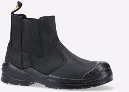 Caterpillar Striver Leren Dealer Boots Voor Heren Zwart - EU 47.5 / UK 12