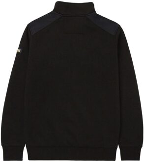 Caterpillar Unisex Sweatshirt met kwart rits voor volwassenen (Zwart) - maat S