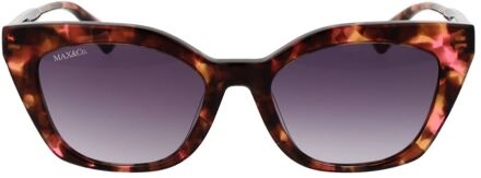 Cateye Zonnebril Donker Bruin