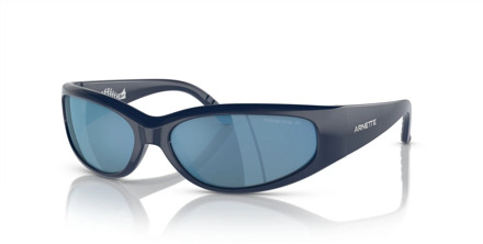 Catfish Sunglasses Dark Blue/Blue Arnette , Blue , Heren - ONE Size