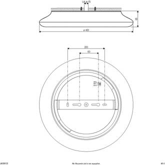 Catino LED plafondlamp, CCT, 40 cm wit