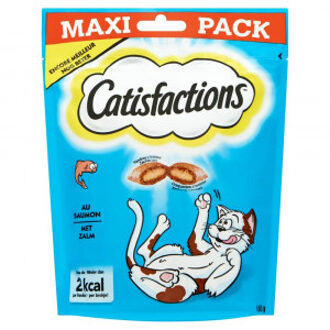 Catisfactions Catisfaction kattensnoepjes - zalm - adult - 1x 180 gram