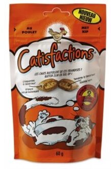 Catisfactions Kattensnoepjes - Kip - Kattensnack - 60 g - 1 zakje