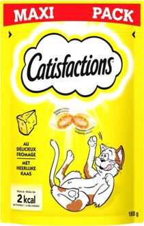 Catisfactions Met Heerlijke Kaas - Kattensnack - Kaas - 180 gram