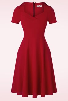 Catrice swing jurk in lipstick rood