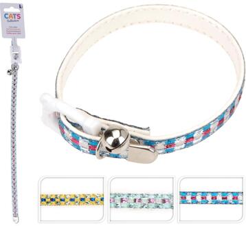 Cats Collection Kattenhalsband met belletje 30cm Multikleur