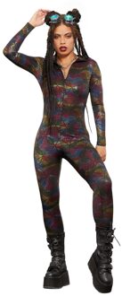 Catsuit Met Geometrische Print Multikleur - Print