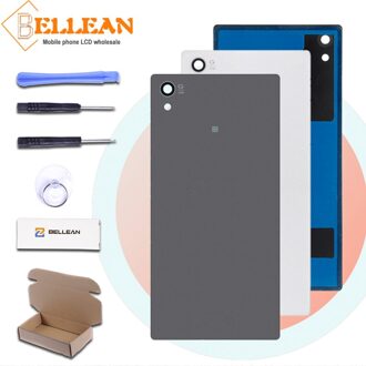 Catteny Brand Voor Sony Xperia Z5 Behuizing Batterij Glass Cover Vervanging E6603 E6653 E6633 E6683 Batterij Deur Back Cover gouden