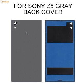Catteny Brand Voor Sony Xperia Z5 Behuizing Batterij Glass Cover Vervanging E6603 E6653 E6633 E6683 Batterij Deur Back Cover Grijs